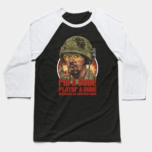 Tropic Thunder, Kirk Lazarus, Cult Classic Baseball T-Shirt